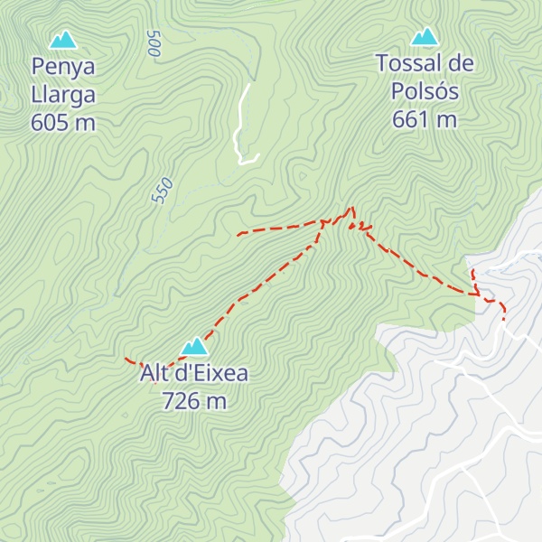 Map of Alt de la Solana