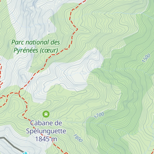Map of Cabane d'Ibosque