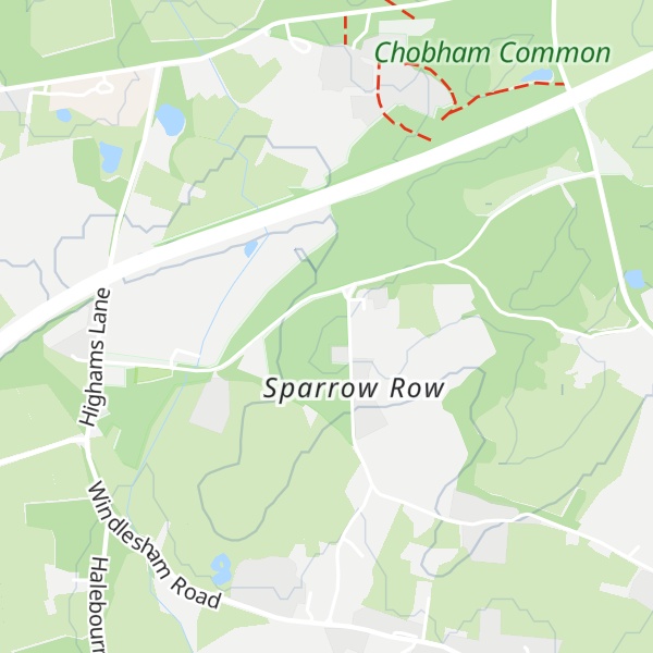 Map of Russell Hill