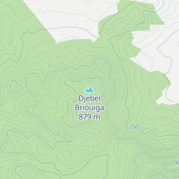 Map of Djebel Briouiga