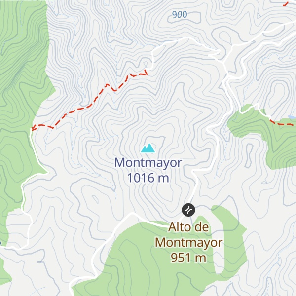 Map of Montmayor