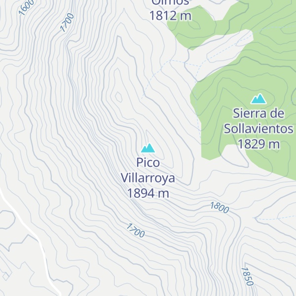 Map of Pico Villarroya