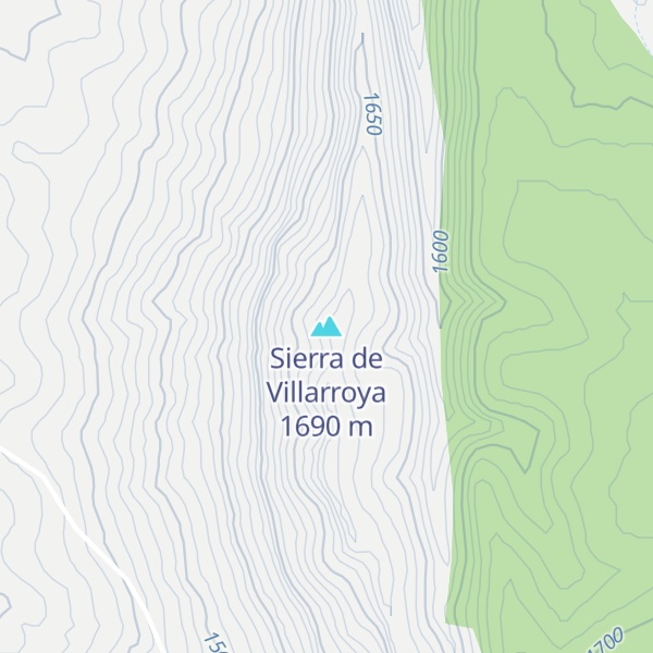 Map of Sierra de Villarroya