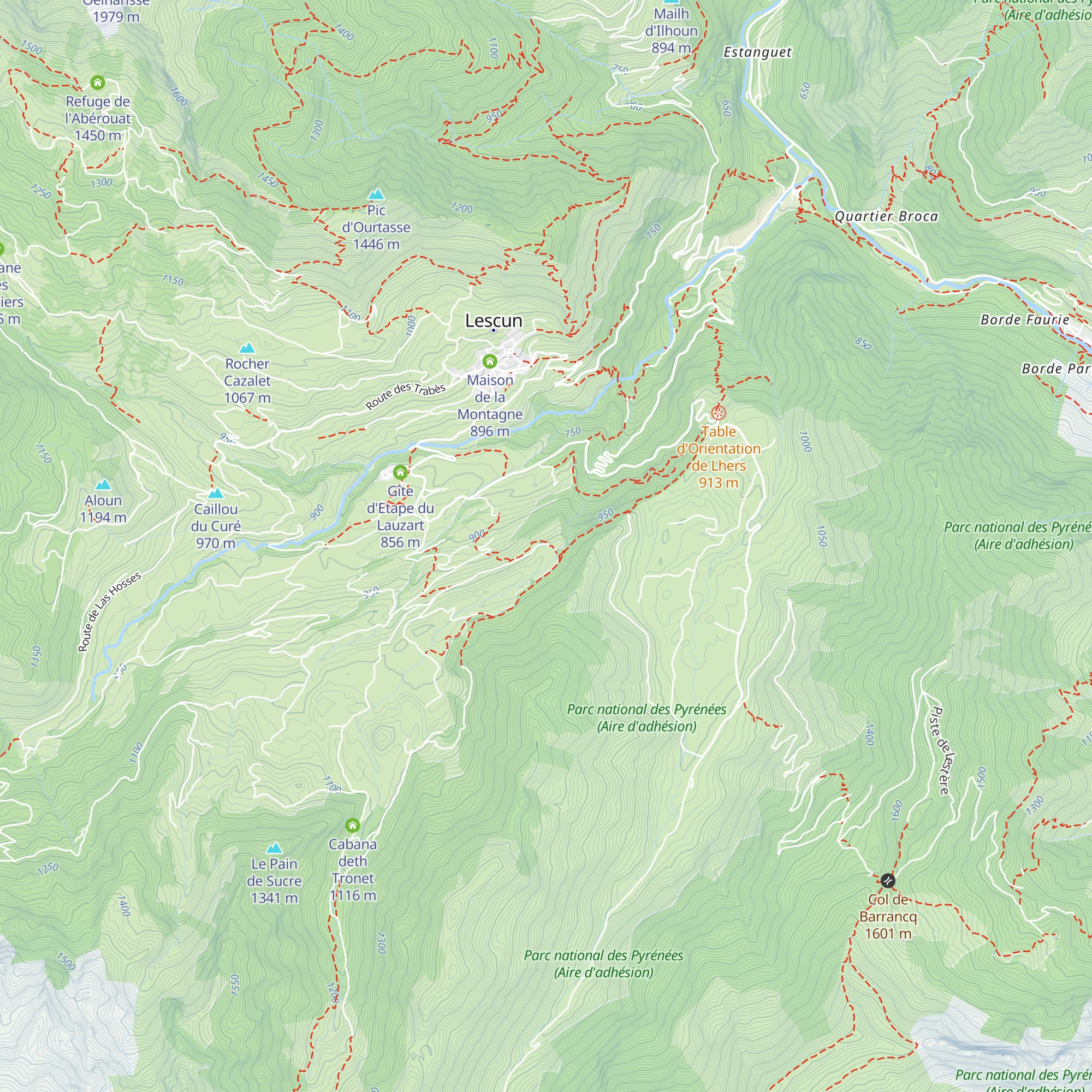 Gîte Capiroo map