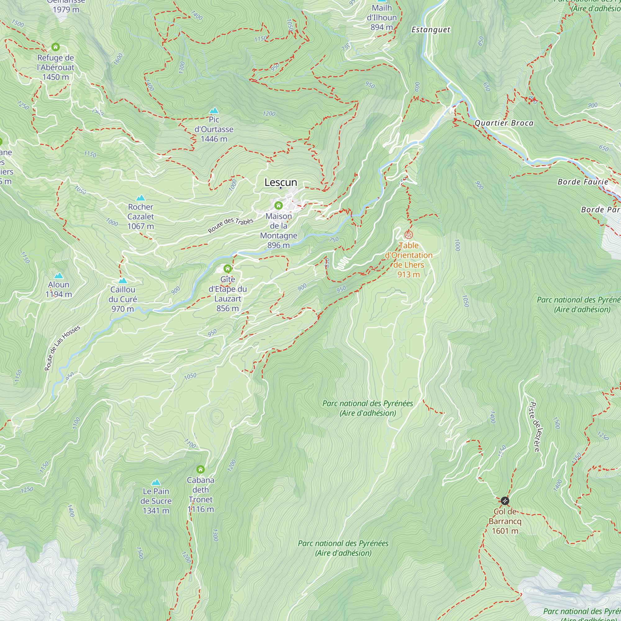 Gîte Capiroo map