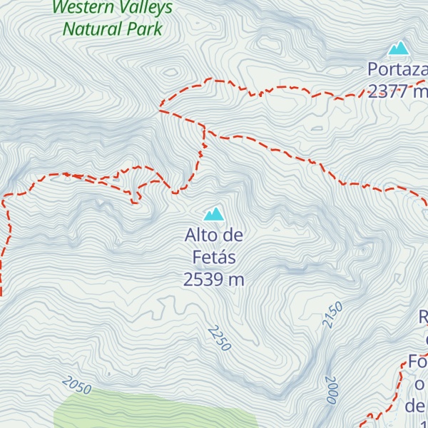 Map of Alto de Fetás