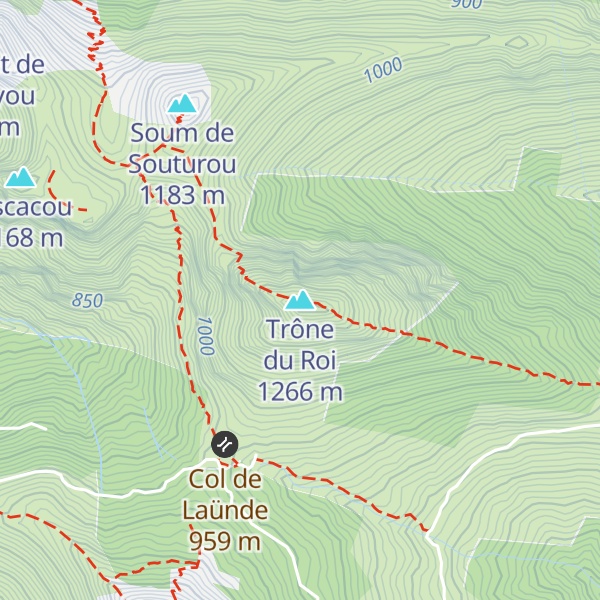 Map of Trône du Roi