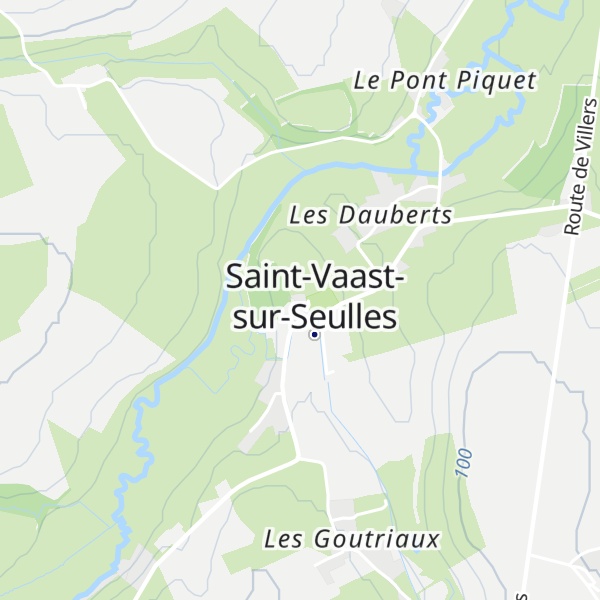 Map of Gîte familial Le Petit Domaine