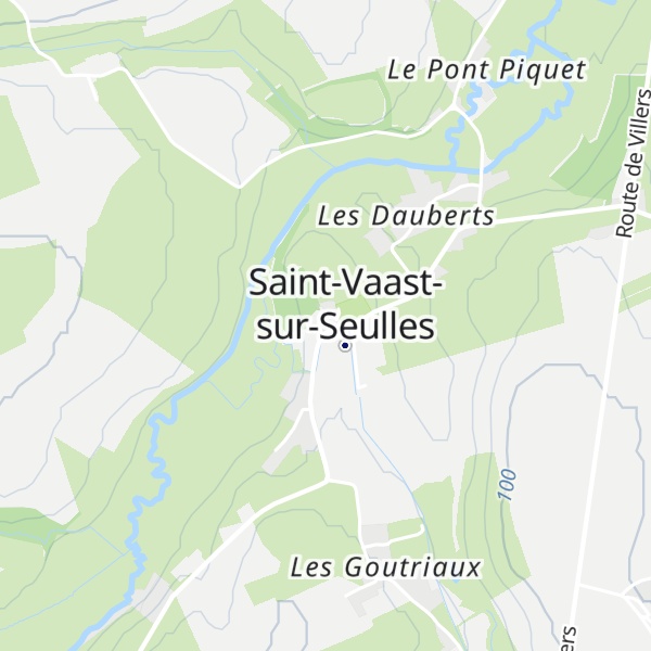 Map of Gîte de groupe La Vadastine