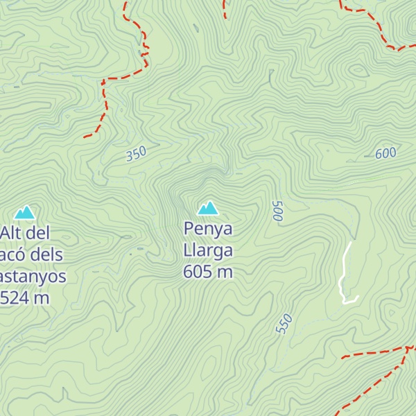 Map of Penya Llarga