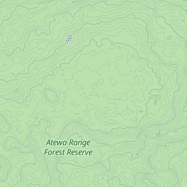 Map of Atiwiredu Mountain