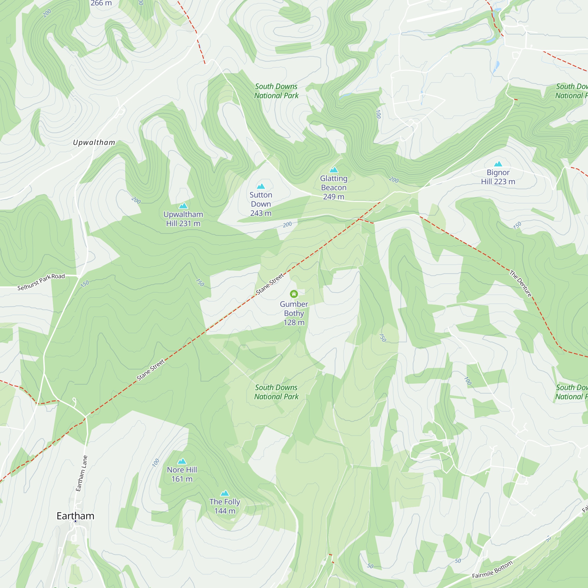 Gumber Bothy map