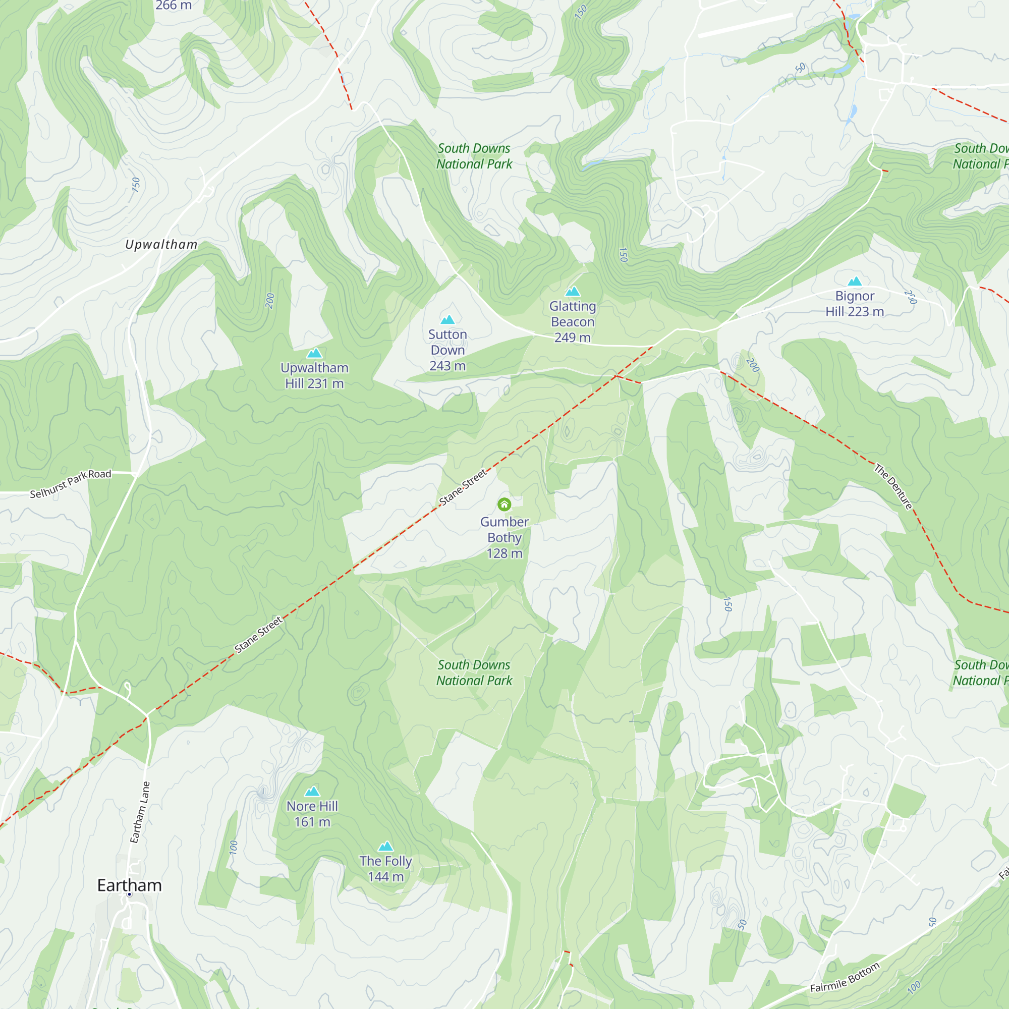 Gumber Bothy map