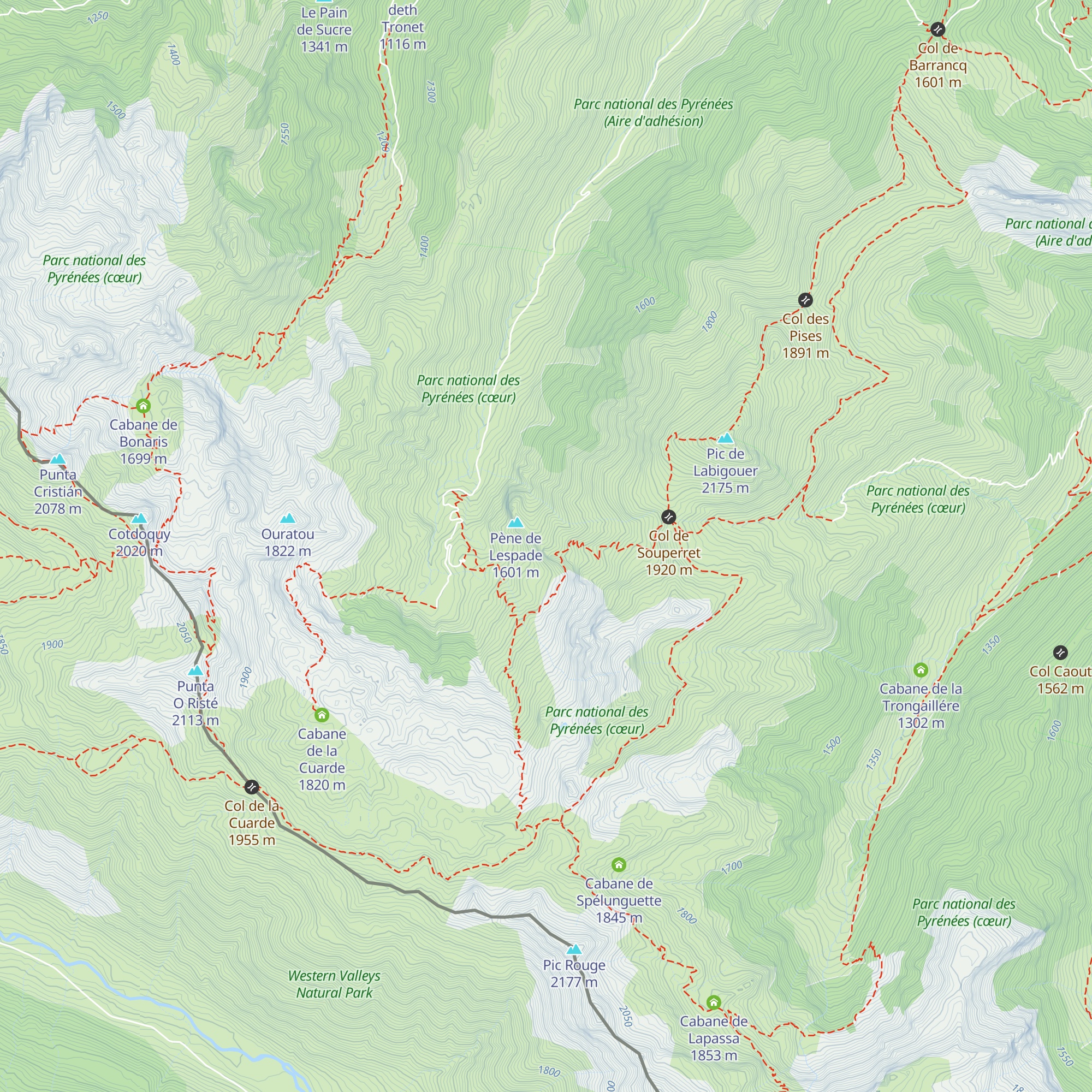 Refugio Souperret map
