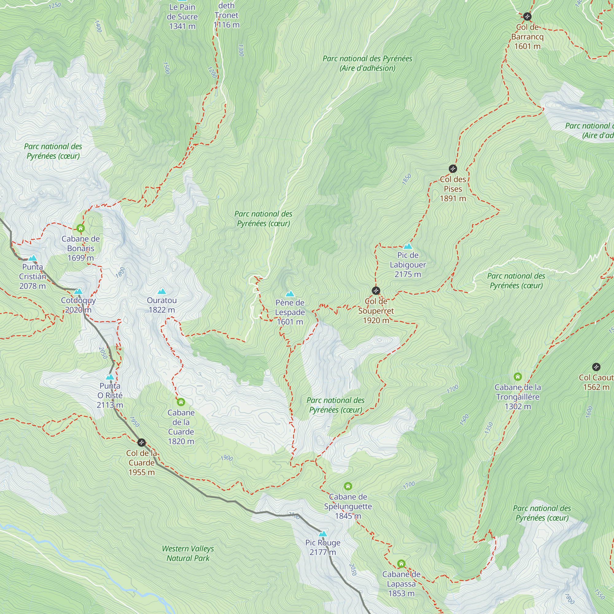Refugio Souperret map