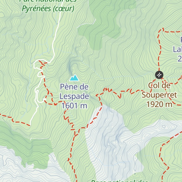 Map of Refugio Souperret