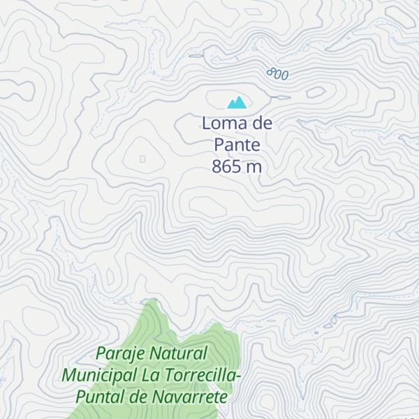 Map of Cerro de la Torrecilla