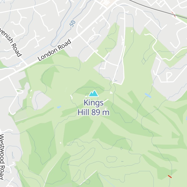 Map of Kings Hill