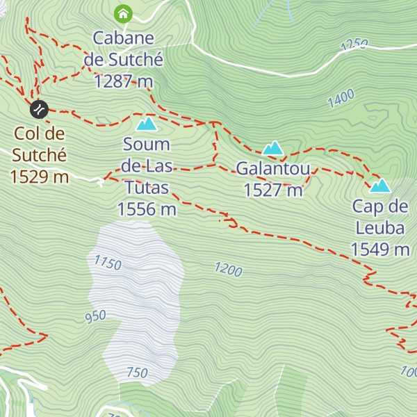 Map of Cabane d'Arrès-de-Haut