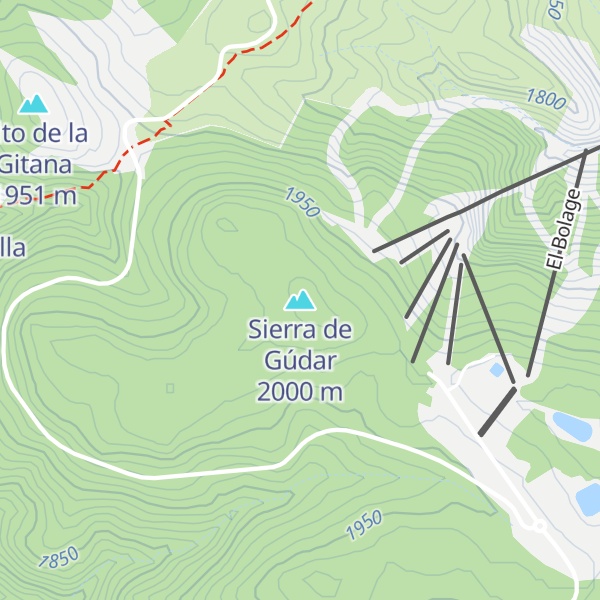 Map of Sierra de Gúdar