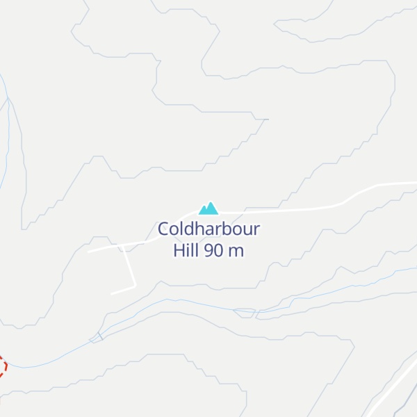Map of Coldharbour Hill