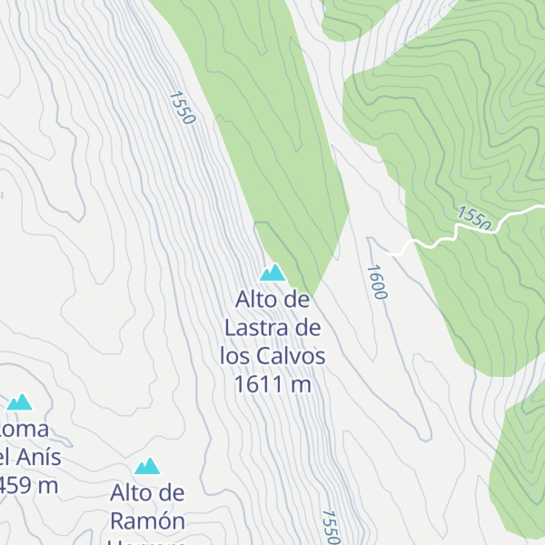 Map of Alto de Lastra de los Calvos