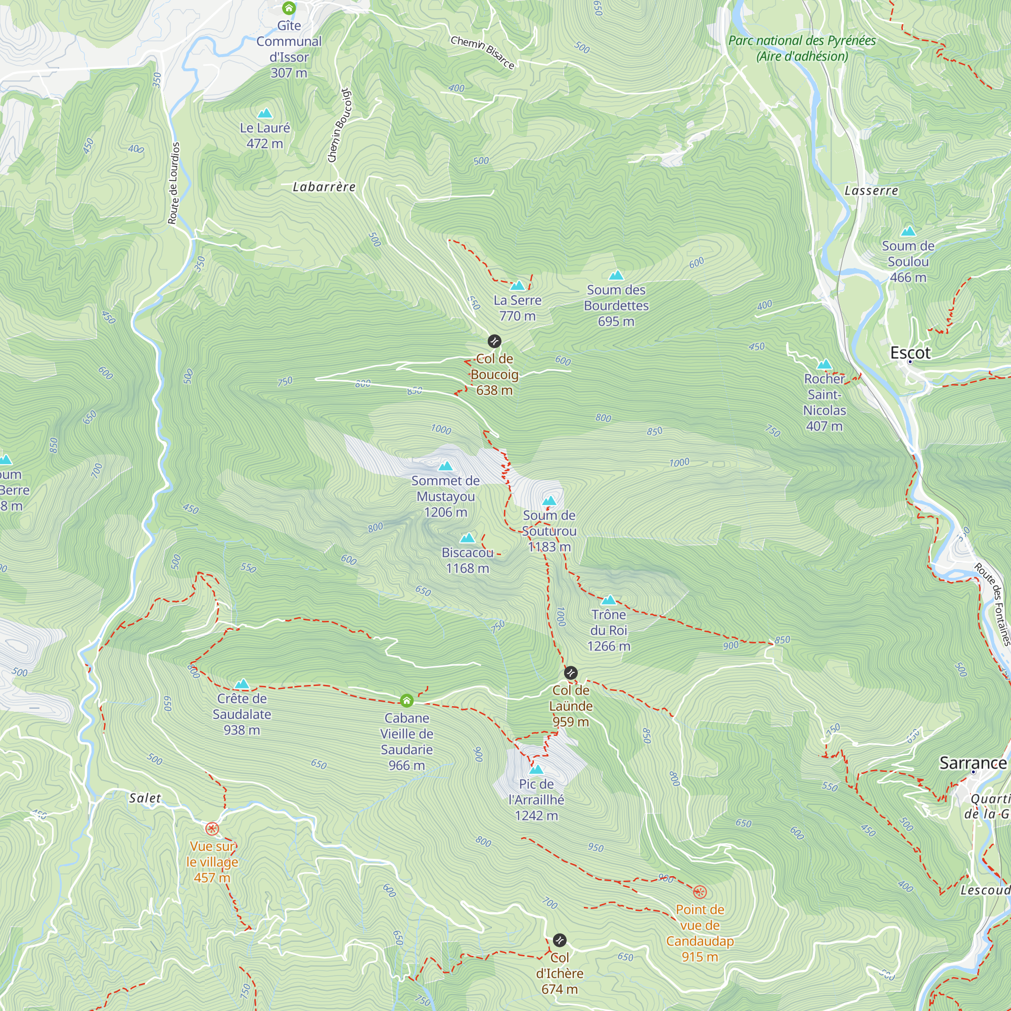 Cabane de Napatch map