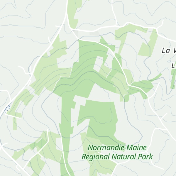 Map of Mont Margantin