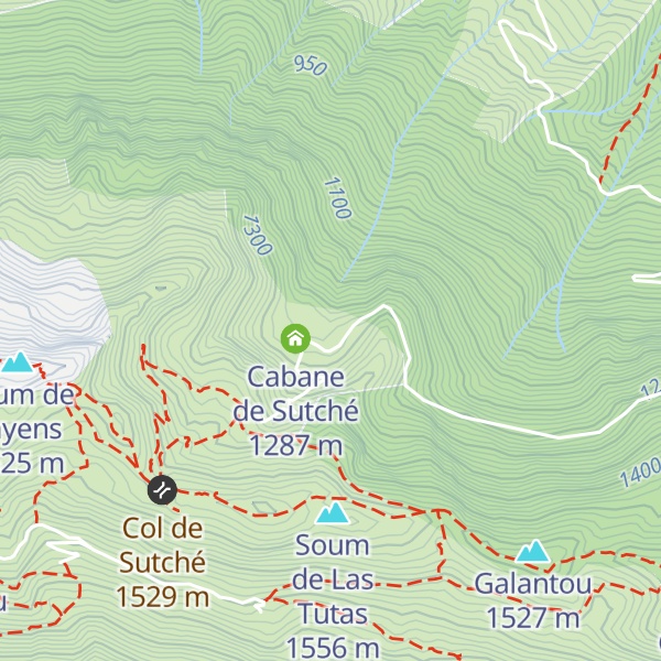 Map of Cabane de Sutché