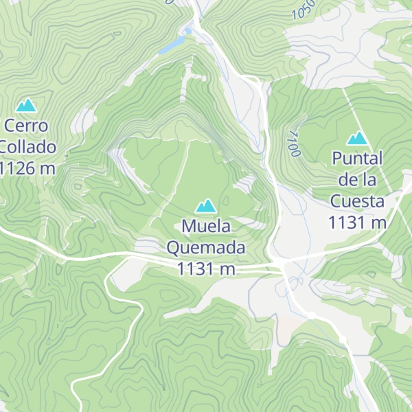 Map of Muela Quemada