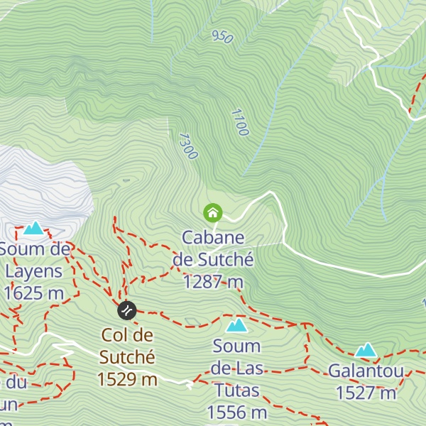 Map of Cabane de Sutché