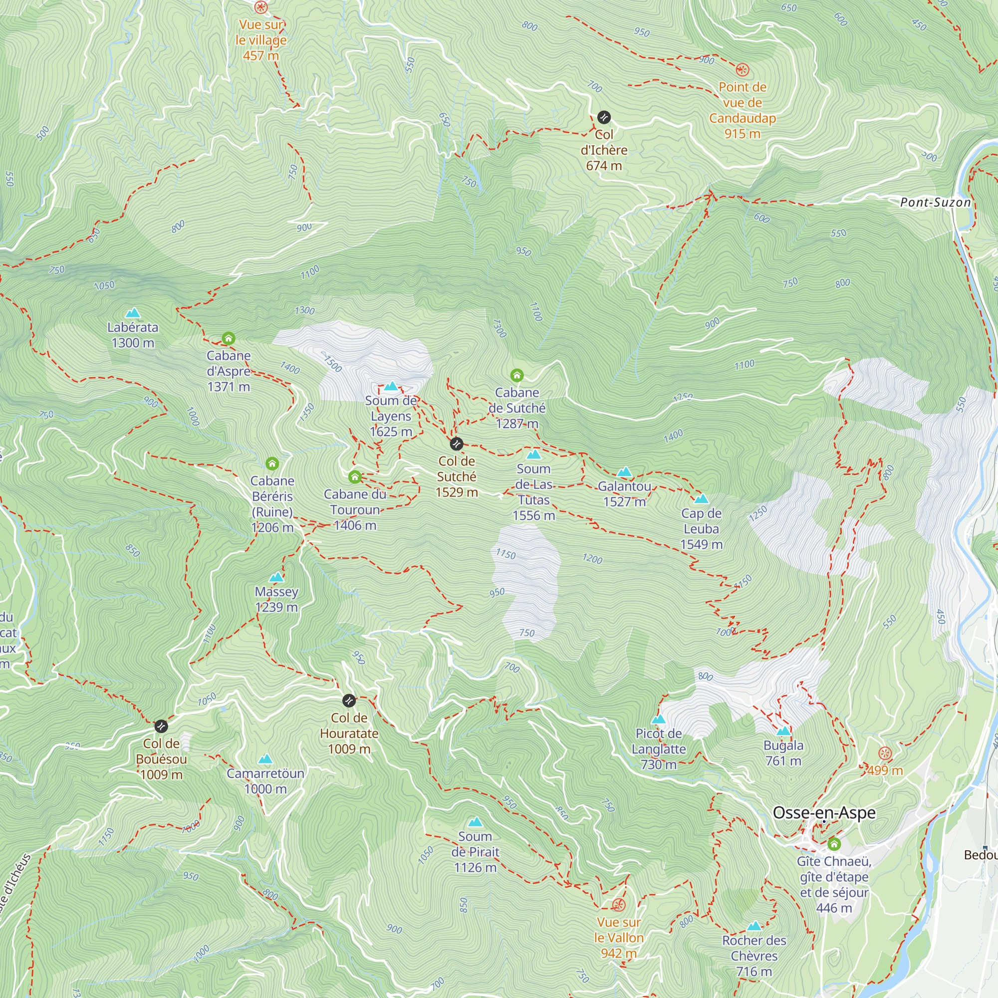 Cabane des Coungues (fermée à clef) map