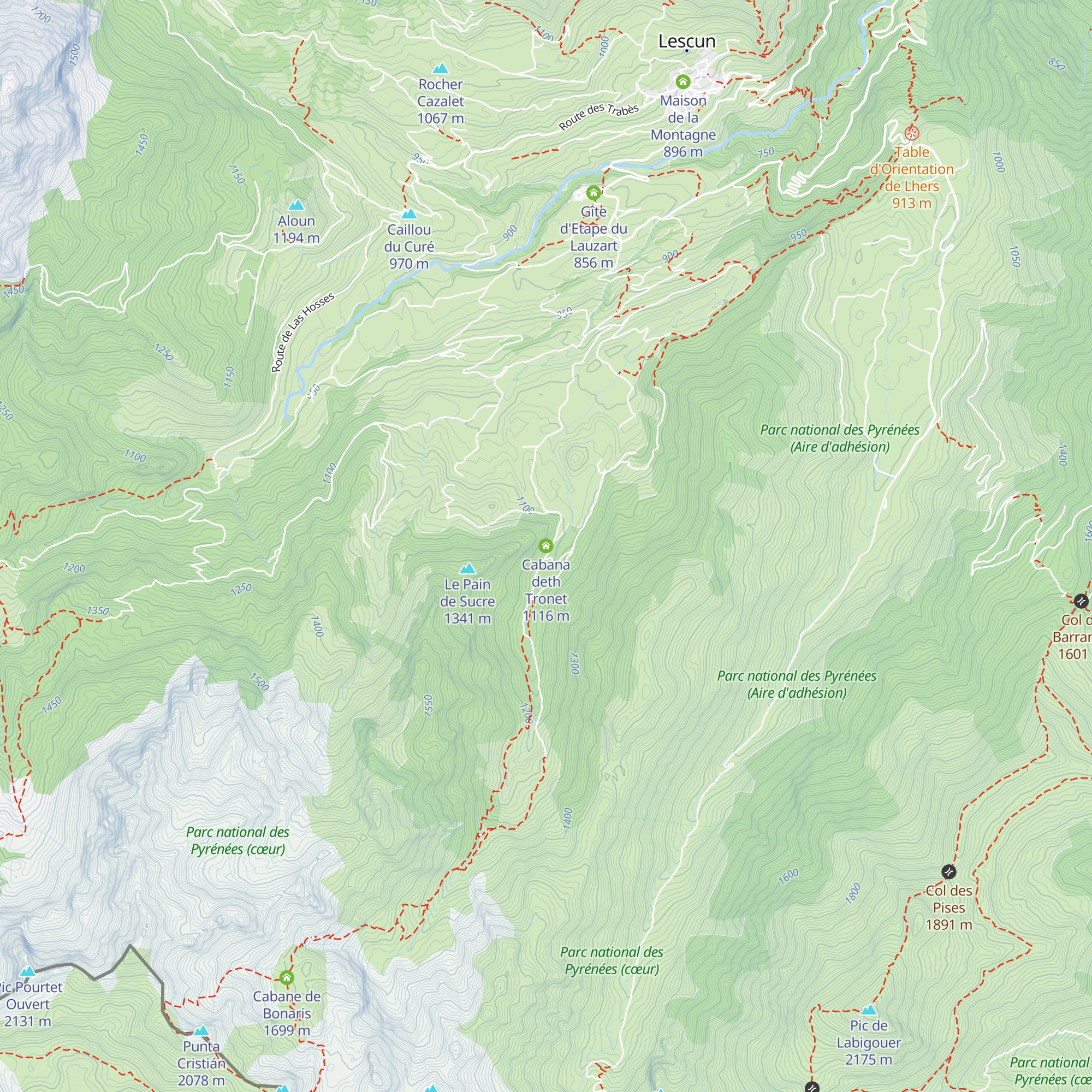 Cabana deth Tronet map