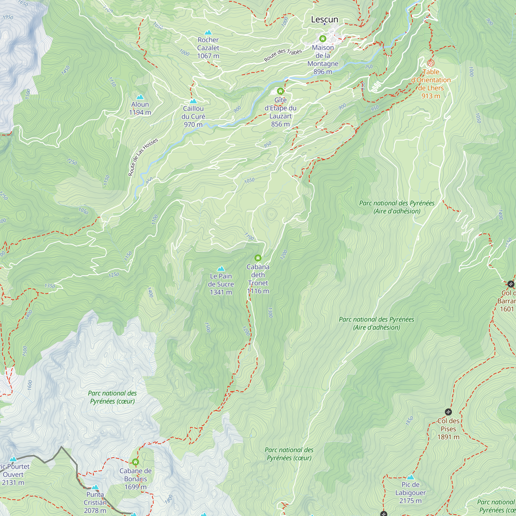 Cabana deth Tronet map