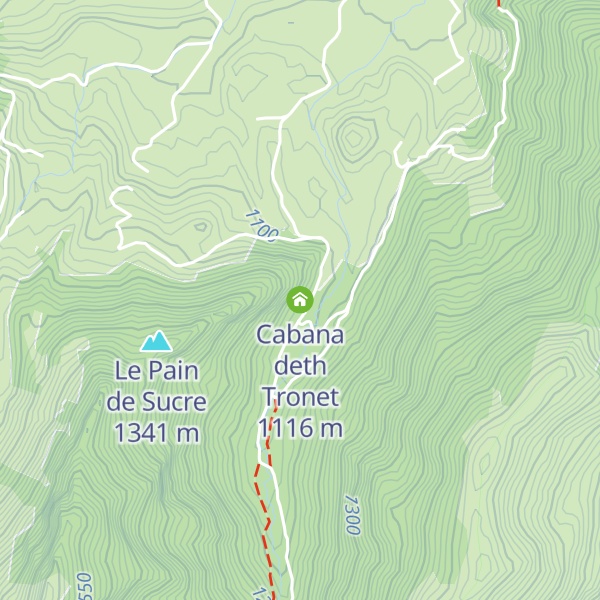 Map of Cabana deth Tronet