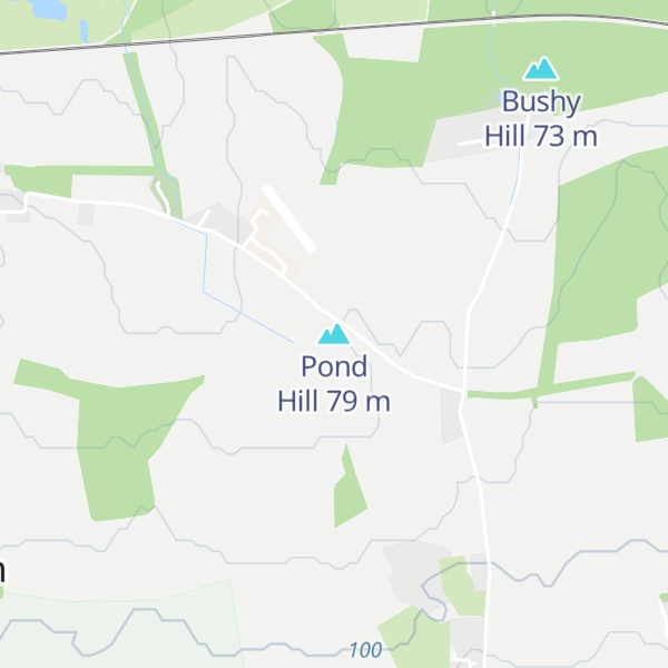 Map of Pond Hill