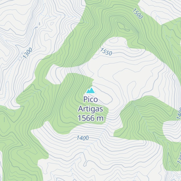 Map of Pico Artigas