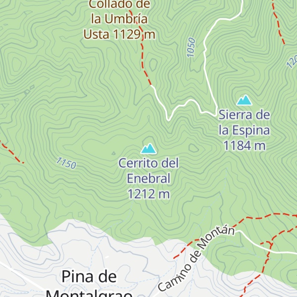 Map of Cerrito del Enebral