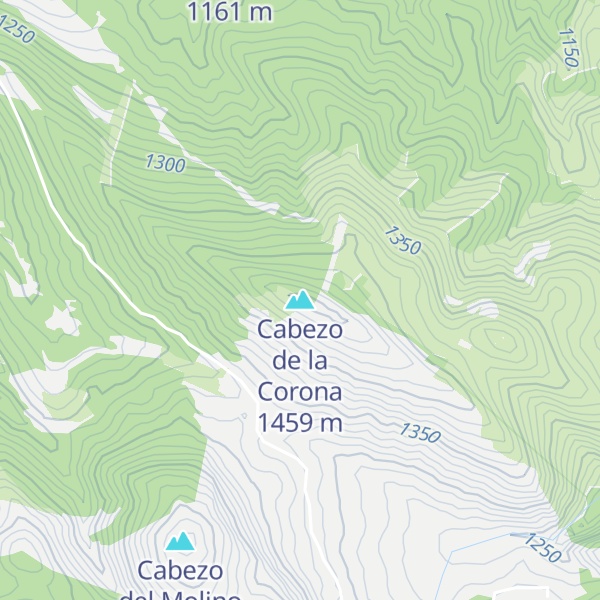 Map of Cabezo de la Corona