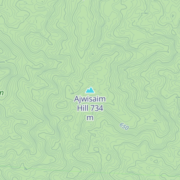 Map of Ajwisaim Hill