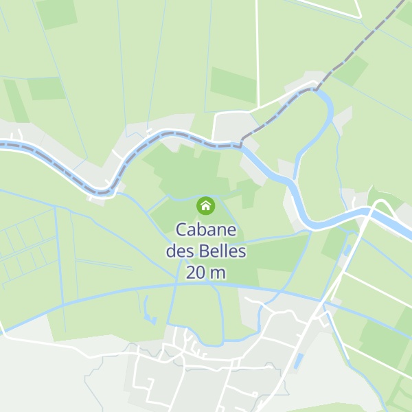 Map of Cabane des Belles