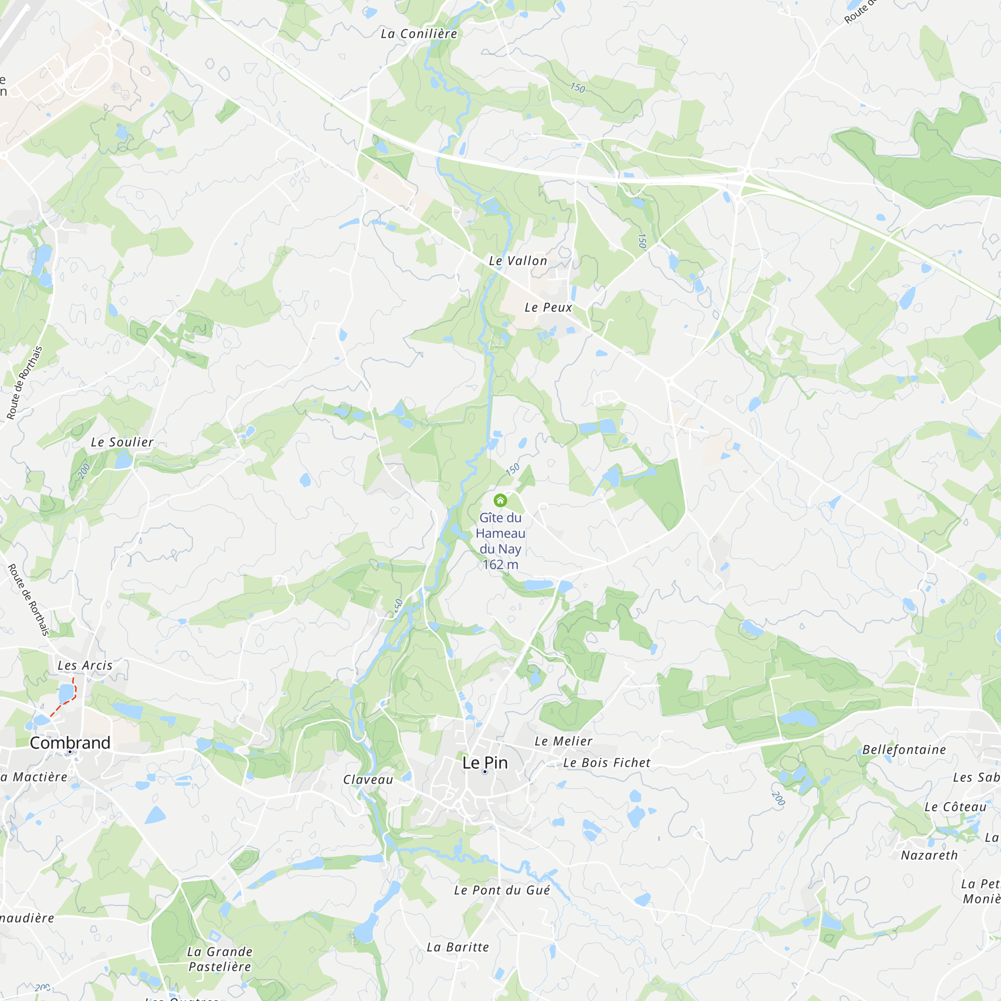 Gîte du Hameau du Nay map