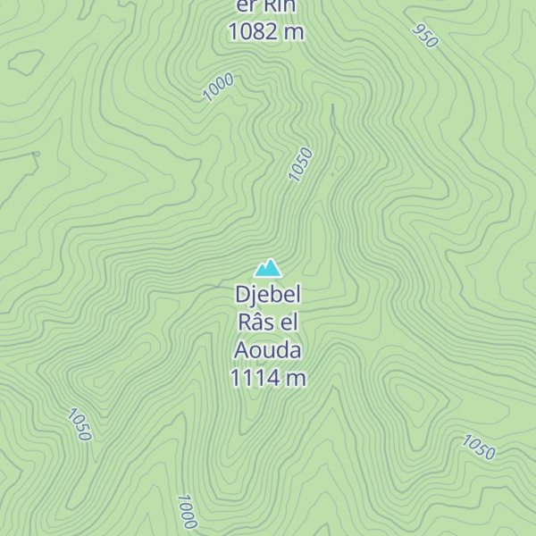 Map of Djebel Râs el Aouda