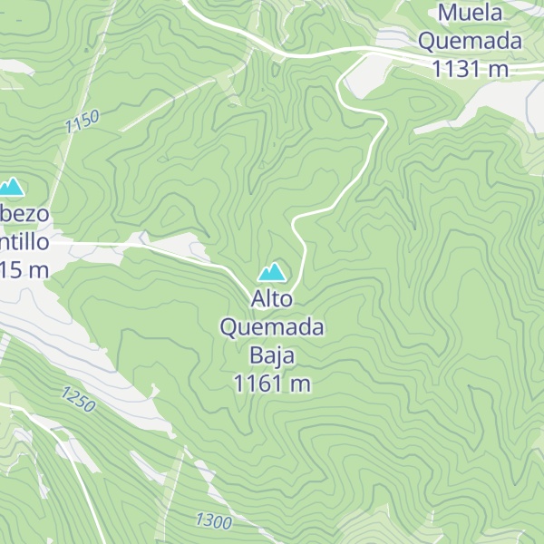 Map of Alto Quemada Baja