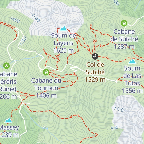 Map of Cabane de Légarce
