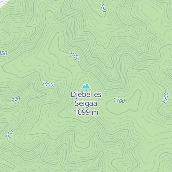 Map of Djebel es Seïgaa