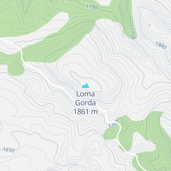 Map of Loma Gorda