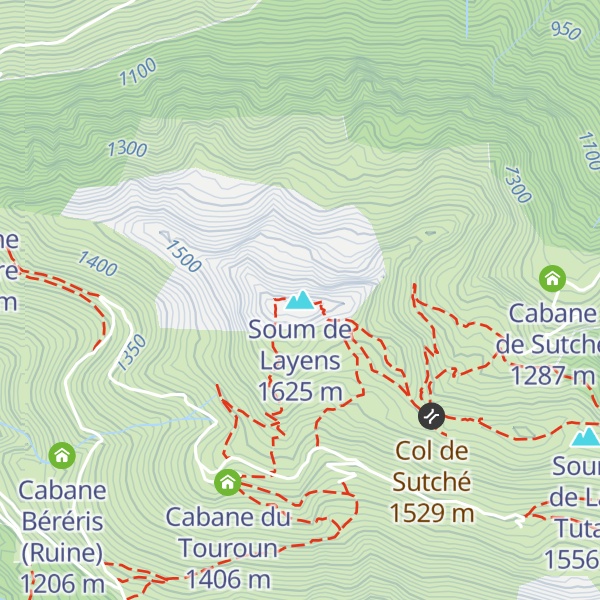 Map of Soum de Layens