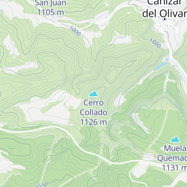 Map of Cerro Collado