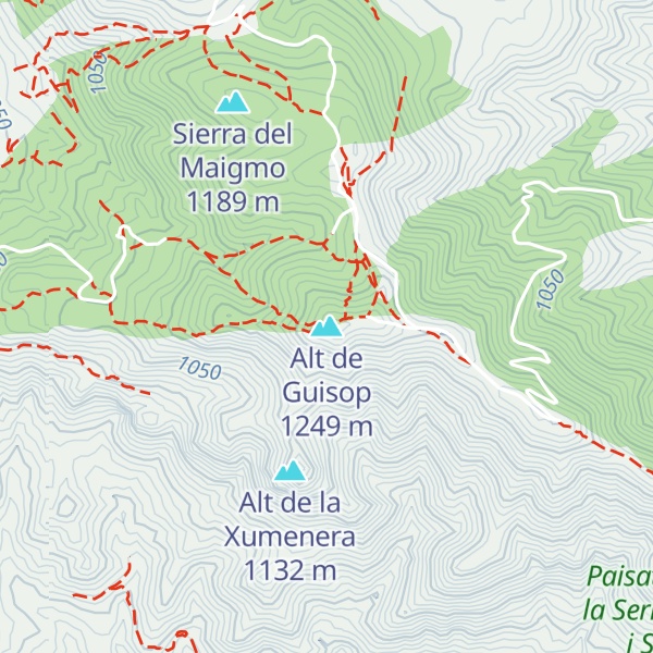 Map of Alt de Guisop